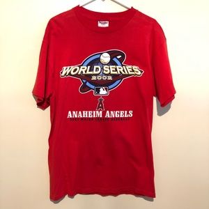 2002 MLB World Series Anaheim Angels Graphic Tee
